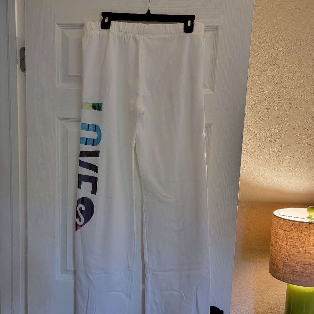 Victoria's Secret Lightweight White Sweatpants Size XS EXC - Picture 5 of 7